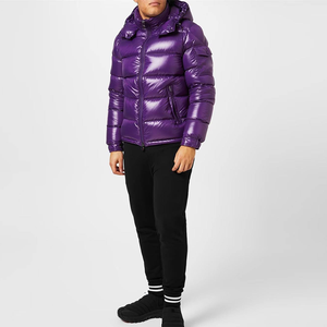 Chaqueta Acolchada Ligera Personalizada para Hombre, Cuello Alto, Logotipo Frontal, Material de Lona Resistente al Viento, Transpirable, Ecológico y Duradero - Product Image 5