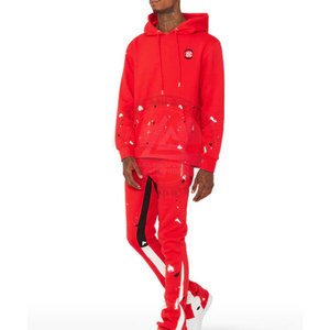 Conjuntos Deportivos Acampanados para Hombre, Transpirables, de Invierno, 100% Algodón, de Secado Rápido, Ropa Sostenible - Product Image 2