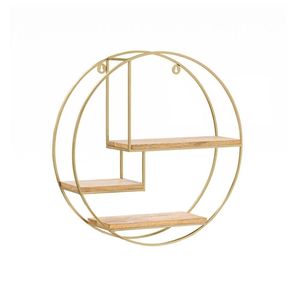 Étagères murales en fer de marque privée pour rangement décoratif mural, améliorant l'intérieur avec un style métallique créatif - Product Image 4