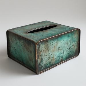 Boîte à mouchoirs en métal multifonctionnelle minimaliste de luxe - Design personnalisable pour la maison et le bureau, construction durable, performance longue durée - Product Image 1