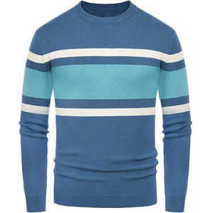 Pulls pour hommes à col rond surdimensionnés brodés, best-sellers, 100% coton, impression numérique, pull d'hiver en vente - Product Image 1