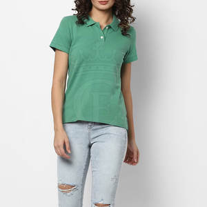 Cuello redondo de algodón 100% para mujer para Polo logotipo personalizado OEM y diseño de color estilo informal al por mayor - Product Image 4