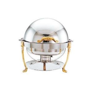 Brass And Stainless Steel <b>Chafing</b> Dish With Multi <b>Fuel</b> Ensuring Consistent Food Warmth Throughout Long Catering Events - Product Image 3