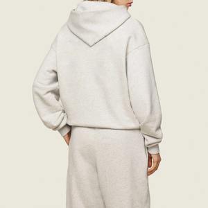 ชุดวอร์มออกกำลังกายผู้หญิงแบบโอเวอร์ไซส์ น้ำหนักเบา เหมาะสำหรับวิ่ง เดิน ทำกิจกรรมต่างๆ  ปักโลโก้ 3 มิติ  ชุดลำลองเข้าชุด 2 ชิ้น รับผลิตแบบ ODM OEM - Product Image 4