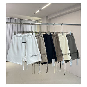 Los mejores pantalones cortos personalizados 100% algodón blanco negro estiramiento Limo Taupe deportes pantalones de chándal pantalones cortos de lana para hombres 2025 - Product Image 1