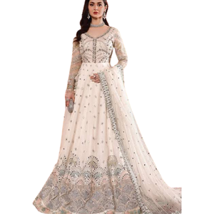 2025 broderie indienne et pakistanaise Shalwar Kameez robe femmes décontracté nouveau Design robes florales du Pakistan Design - Product Image 1