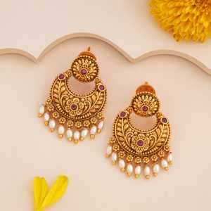 Boucles d'oreilles chandelier de style antique 189160 - Product Image 2