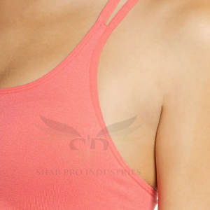 Sujetador deportivo para mujer de alta calidad al por mayor Sujetador deportivo de estilo simple y transpirable superventas en stock - Product Image 5