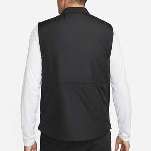 Chaleco acolchado sin mangas al por mayor, chaleco acolchado personalizado de alta calidad, chaleco acolchado con cuello alto y cremallera, chaleco acolchado de poliéster para hombre - Product Image 3