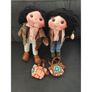 Muñeca de Tela Hecha a Mano, Linda y Suave, Juguete de Peluche para Bebés, Vestido Personalizado, Compañera de Juego para Niños Pequeños, Decoración Ecológica para Guardería, Regalo para Niños - Product Image 2