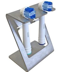 Porte-brosse à dents en métal avec un design compact pour des espaces de salle de bain organisés - Product Image 4