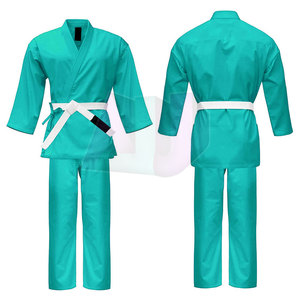 Conjunto de Uniforme de Jiu Jitsu BJJ Listo para Entrenamiento para Hombre, Material Frontal de Poliéster/Algodón que Ofrece Flexibilidad y Soporte para Artes Marciales - Product Image 6