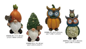 Lampes solaires <span class=keywords><strong>de</strong></span> jardin en forme <span class=keywords><strong>de</strong></span> statue, statue <span class=keywords><strong>de</strong></span> gnome <span class=keywords><strong>de</strong></span> jardin créative en résine solaire avec chapeau <span class=keywords><strong>de</strong></span> légume et panneau <span class=keywords><strong>de</strong></span> bienvenue décoratif - Product Image 6