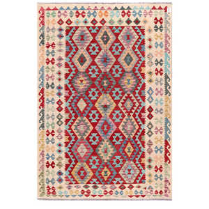 พรมกิลิม ไมมาณา อัฟกานิสถาน ขนาด 246 x 171 ซม. ชุดพรมปูพื้น - Product Image 1