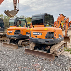 Excavadora Usada Doosan Dx60 Mini de 6 Toneladas, Original, Fabricada en Corea, en Buen Estado, en Shanghái - Product Image 2