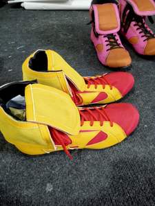 NMake Your Own Boxing Wrestling Shoes para hombres Zapatos de boxeo Entrenamiento juvenil Wrestling Boxing Shoes Venta al por mayor de alta calidad personalizado - Product Image 6