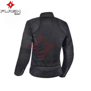 Nueva llegada chaqueta textil impermeable para moto para hombre transpirable Cordura Biker Racing Wear alta calidad negro cremalleras protectoras - Product Image 6