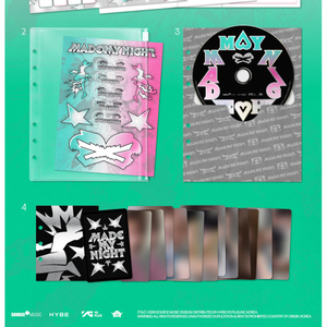 LE SSERAFIM - MADE MY NIGHT Album en format single CHEMICAL NIGHT Ver. - Product Image 4