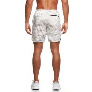 Short en coton et Polyester pour hommes, taille élastique avec Sublimation, vêtements de plage, vente en gros, élégant, - Product Image 2