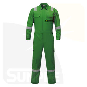 Dropshipping 100% Cotton Wearpack EPI Welding Cleaner Hi Vis Safety Suit Cold Storage Coverall for Construction Workers - Product Image 2