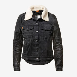 Bán chạy nhất của phụ nữ dài tay áo mùa đông denim áo khoác tùy chỉnh được thực hiện với Breathable bông điền dệt kim chế biến - Product Image 1