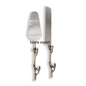 Juego de 2 cucharas de servicio de metal 304 de acero inoxidable para uso en restaurante y hogar moderno, juegos de vajilla de lujo, cubiertos - Product Image 4