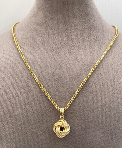 18kGold Pendant Real 18K Collar de oro amarillo Joyería encantadora Joyería de moda chapada en oro para mujeres - Product Image 4