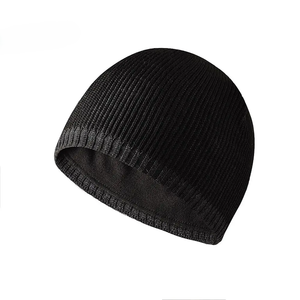 2025 Custom Unisex Beanies for Winter Cuffed and Uncuffed Knitted <b>Caps</b> for Men and Women - Product Image 6