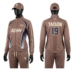 Combinaison d'entraînement de cricket pour femmes, 340 GSM, polycoton, gris marine, panneaux contrastés, logo personnalisé par sublimation, vêtements de sport, coupe professionnelle - Product Image 6