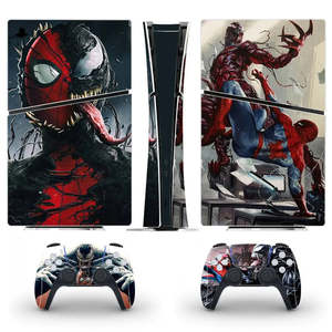 Funda Protectora Digital de Alta Calidad con Diseño de Spiderman para PS5 Slim, Vinilo Impermeable, Inalámbrica, con Función de Huella Dactilar, Incluye Bolsa - Product Image 5
