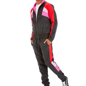 Men's Breathable Eco-Friendly Windbreaker Suit Customizable Design Sporty Style with Low MOQ Solid Pattern Wholesale Price - Product Image 4