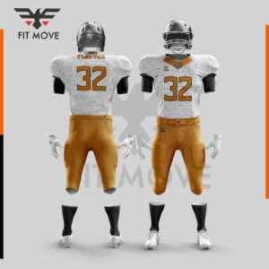 ชุดยูนิฟอร์มอเมริกันฟุตบอลแขนสั้นแบบคอมโบ รุ่นใหม่ปี 2026 สวมใส่สบาย ระบายอากาศได้ดี รับทำโลโก้ตามสั่ง สำหรับผู้ใหญ่ ไซส์พลัส OEM - Product Image 3