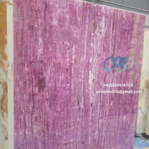 Dalles d'onyx polies violettes, bleues et dorées pour panneaux muraux décoratifs, salle de bain, design d'intérieur - Product Image 1