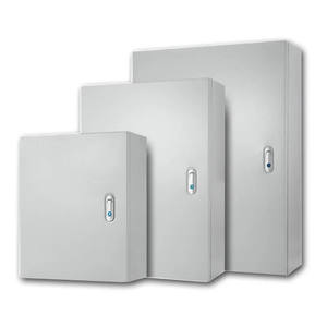 IP 65 RL7035 Armoire électrique en acier galvanisé Taille personnalisée Renforcer la serrure Anti-poussière OEM ODM Usine Prix de gros - Product Image 2