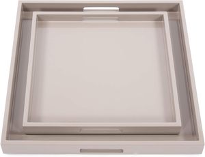 Plateau de service en laque de bois d'acacia naturel de haut rang plateau de chocolat pour cadeau fabriqué à la main en gros du Vietnam - Product Image 2