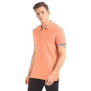 T-shirts polo de haute qualité pour hommes Vente en gros Logo personnalisé Vente à chaud Style court Anti-rides Caractéristique Motif solide Tricoté - Product Image 1