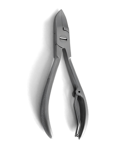 Cortauñas de Podología de Acero Inoxidable, Cuchilla Plana de 10 mm, Punta Afilada, Duradero, para Uso en Dedos, Estilo Simple para Adultos - Product Image 1