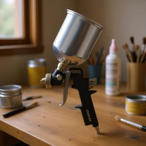 Compresor de Aire para Aerógrafo Stanley Hobby 500cc Top Tank Modelo 150133XSTN - Product Image 3