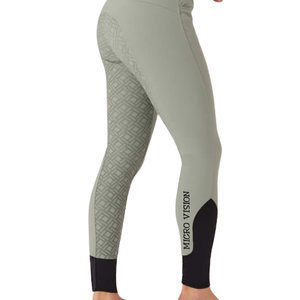 Pantalones de cintura alta para mujer al por mayor con agarre completo de silicona, medias de equitación, pantalones de montar para mujer, pantalones de color personalizados - Product Image 2