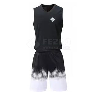 Tenue de Basketball Homme Haute Qualité Personnalisable Respirante Grande Taille Sans Manches pour Équipe et Club - Product Image 4