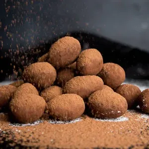 VIVE SNACK Mess Bites Almond Dirty Beans 65% Dark Solid Unsweetened <b>Chocolate</b> Gourmet Indulgence 100g (4oz) - Product Image 3