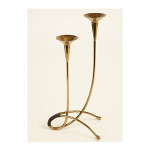 Portavelas de Metal moderno con forma personalizada, candelabro de Metal dorado de gran calidad, candelabro, suministros de Hotel más vendidos - Product Image 6