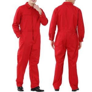 Combinaison de travail rouge pour homme, très vendue, uniforme de sécurité, vêtements de travail - Product Image 2