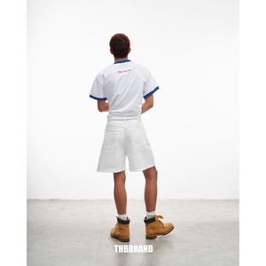 เสื้อยืดทรงบ็อกซี่แบบยูนิเซ็กซ์ ไซส์พลัส ผลิตตามแบบ ODM OEM ผ้าทอ 100% คอตตอน/โพลีเอสเตอร์ พิมพ์ลายโอเวอร์ไซส์ แห้งเร็ว เป็นมิตรกับสิ่งแวดล้อม สำหรับผู้ชายและผู้หญิง - Product Image 5