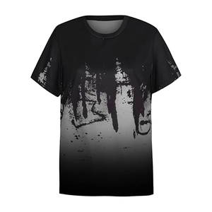 ชุดออกกำลังกาย2ชิ้นสำหรับผู้ชาย,ชุดวอร์มแฟชั่นแบบเรียบง่ายดีไซน์แบบระเหิดตามสั่งสำหรับฤดูร้อน - Product Image 4