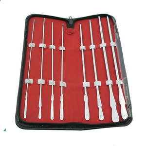 Ensemble de sondes urétrales Dittel, 8 pièces, instruments chirurgicaux d'urologie manuels, dilatateurs, certifiés CE classe I, pour usage hospitalier, obstétrique/gynécologie - Product Image 5