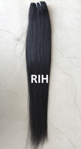 Mèches indiennes naturelles Remy, cheveux lisses, doux et soyeux, cool, 10A, pour extensions de cheveux humains, bruts, non traités - Product Image 5