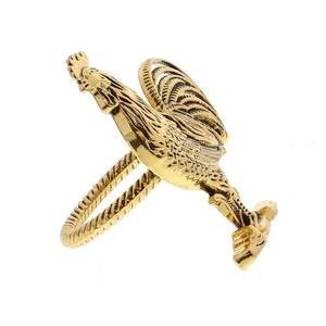 Anneaux de serviette en bois de cerf Offre Spéciale personnalité anneaux de mode réglable cadeau de noël Animal bois de cerf anneaux de cuivre en gros 2023 - Product Image 4