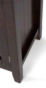 New Acadian Wabi-Sabi Style Antique Entryway Storage Cabinet Brunette Brown for Home Bar Living Room Villa Dining Home Furniture - Product Image 3