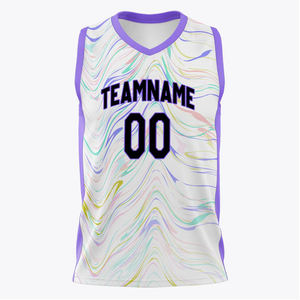 NOUVEAU Maillot ARTIST personnalisé en polyester 100% imprimé sublimé Vêtements de basket-ball pour hommes Maillots de sport - Product Image 6
